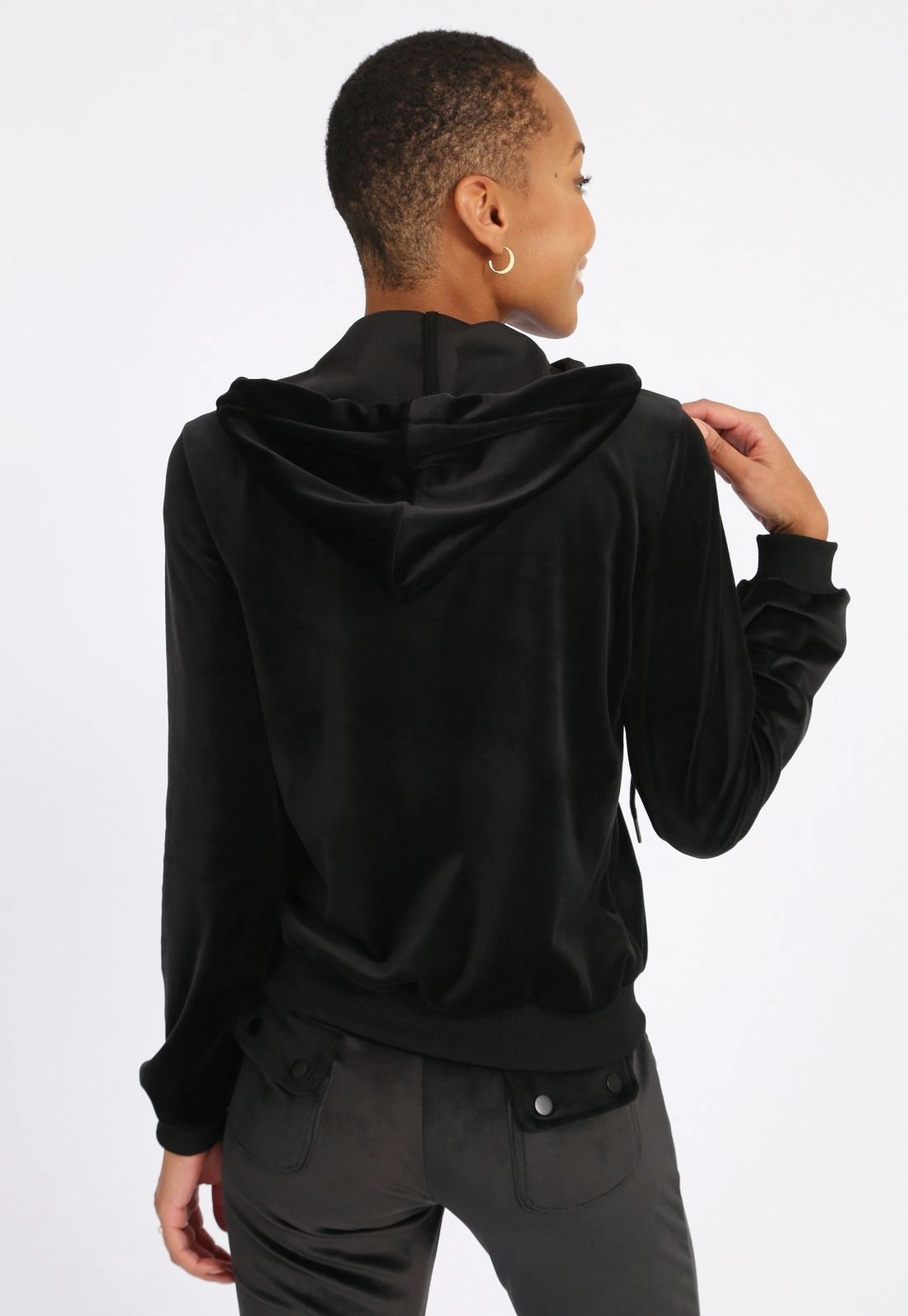 Jaqueta Bomber Veludo Lisa
