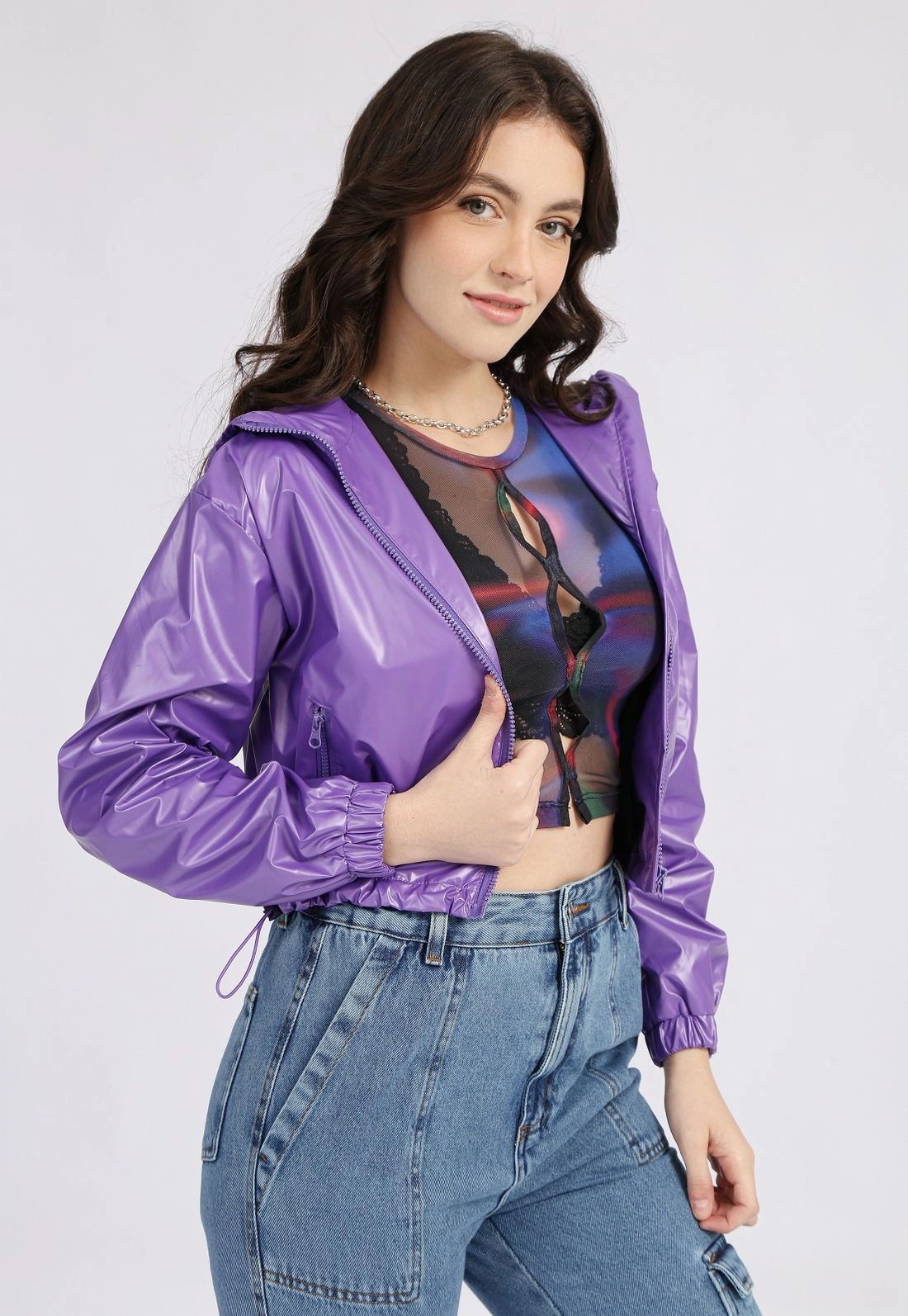 Jaqueta Nylon Vinil