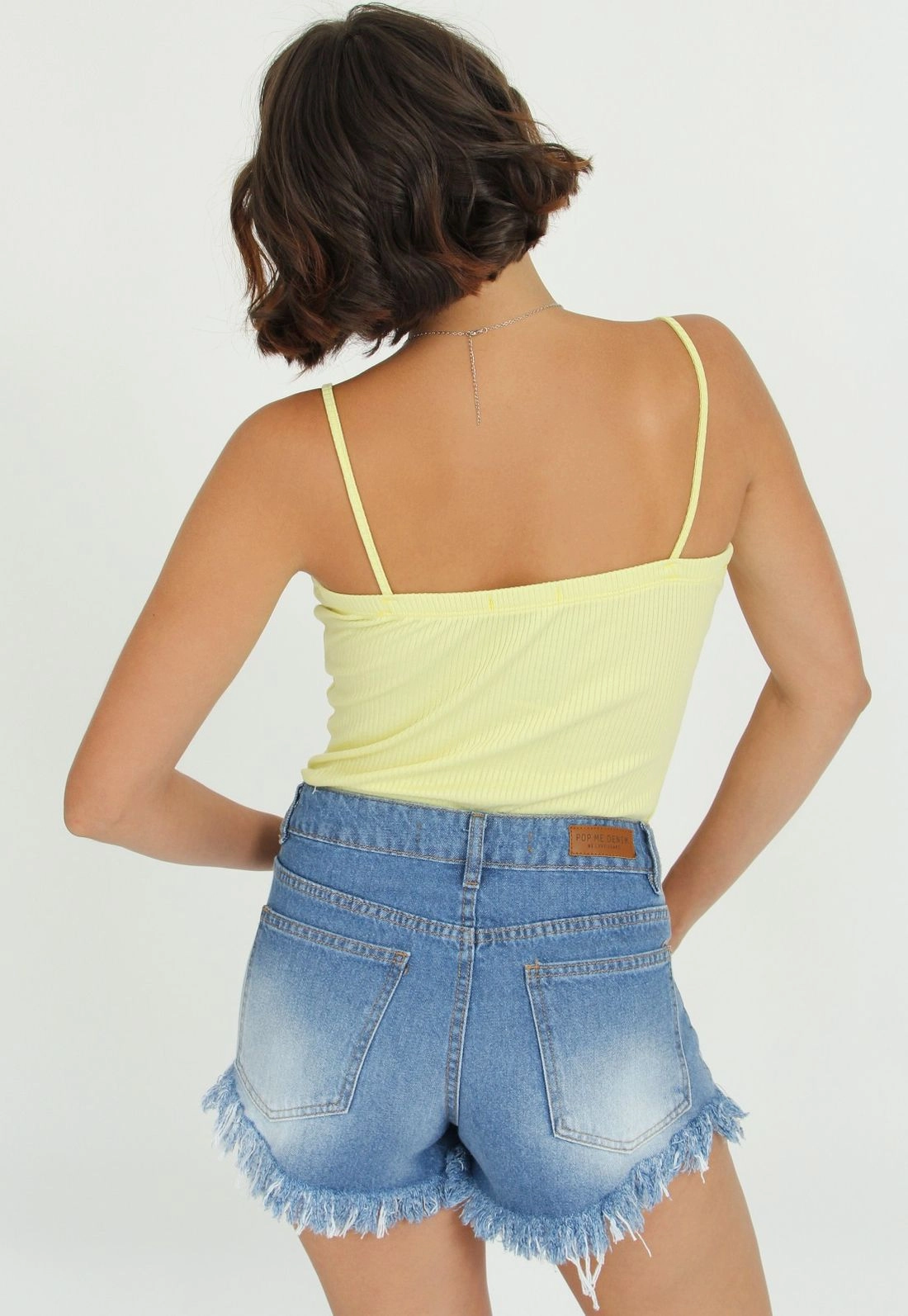 Blusa Alça Decote Amarração