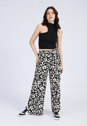 Calça Viscose Pantalona Estampada