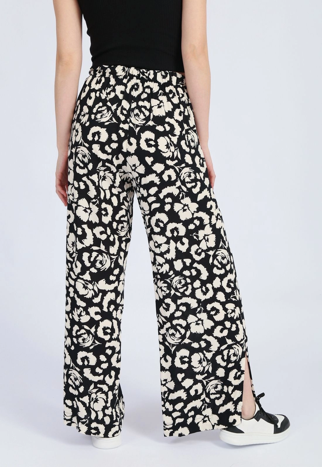 Calça Viscose Pantalona Estampada