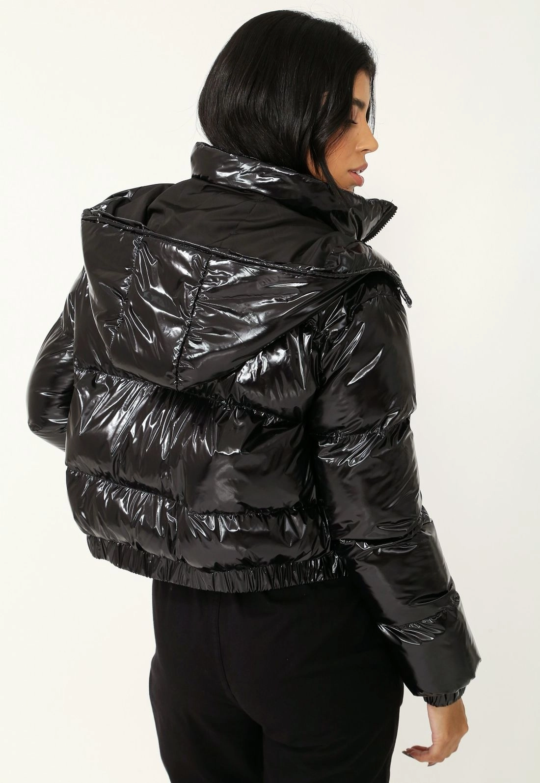 Jaqueta Nylon Vinil Puffer Matelassê
