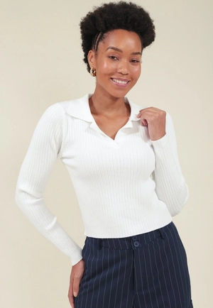 Blusa Tricô Gola Polo