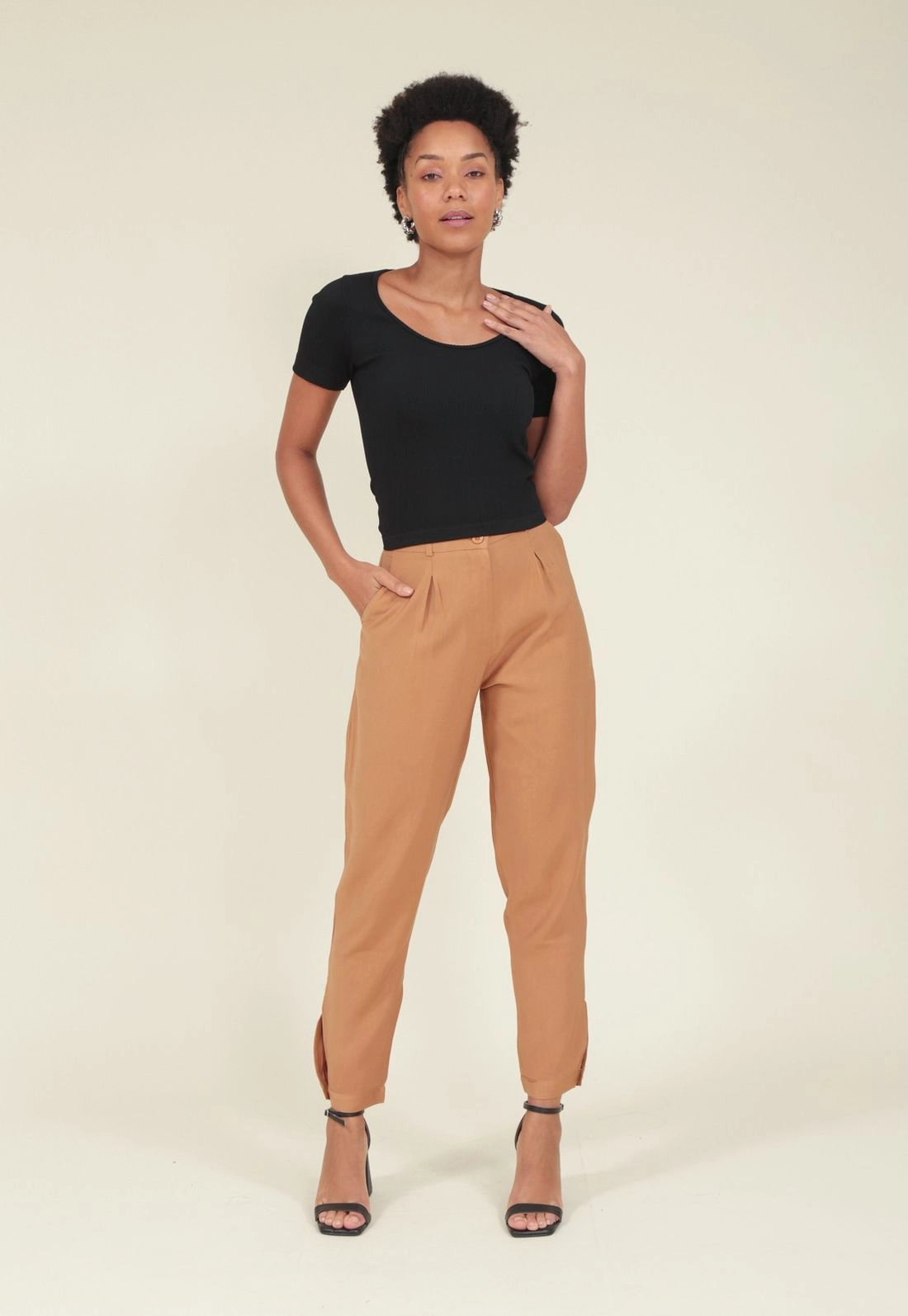 Blusa Poliamida Sem Costura Manga Curta