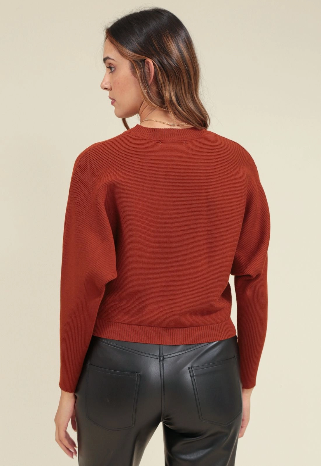 Blusa Tricô Manga Morcego
