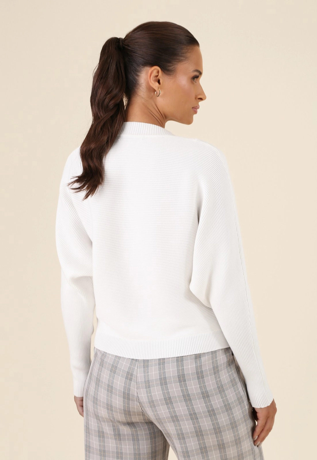 Blusa Tricô Manga Morcego