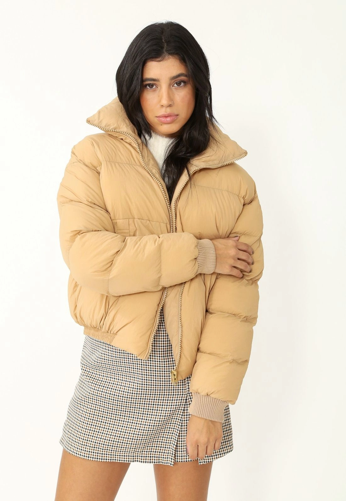 Jaqueta Nylon Matelasse Puxador