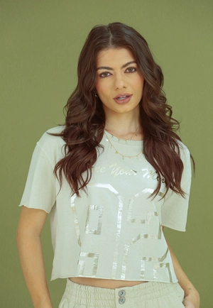 T-Shirt Oversize Malha Estonada 92