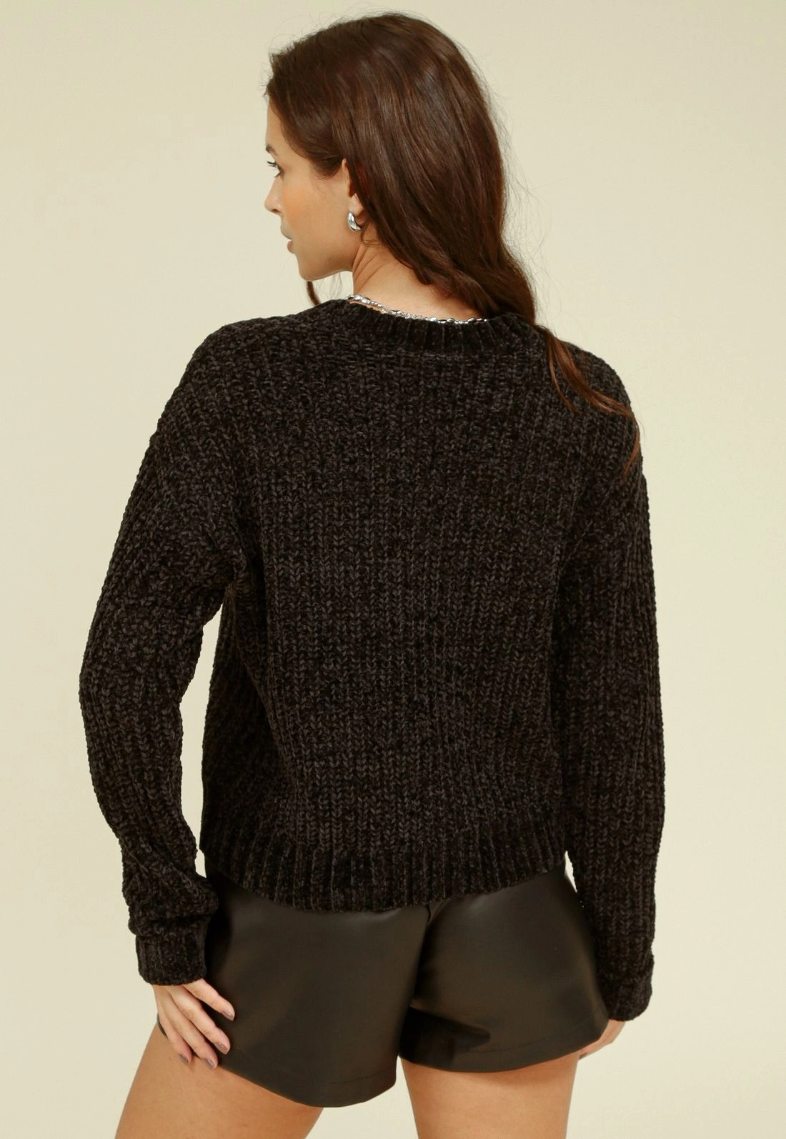 Blusa Tricô Chenille