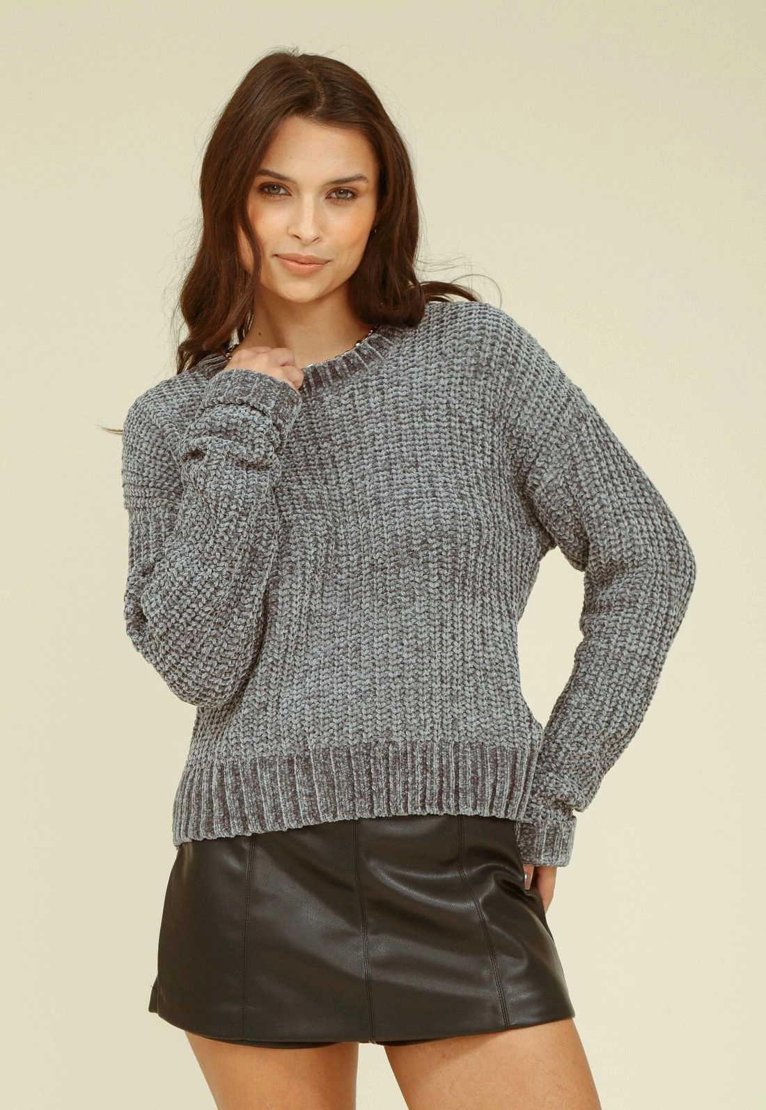 Blusa Tricô Chenille