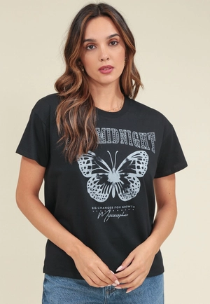 T-Shirt Em Meia Malha The Midnight