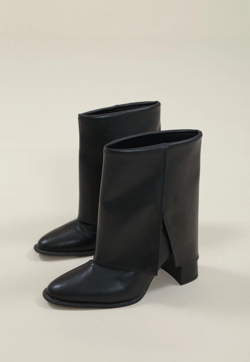 Bota Cano Médio Polaina