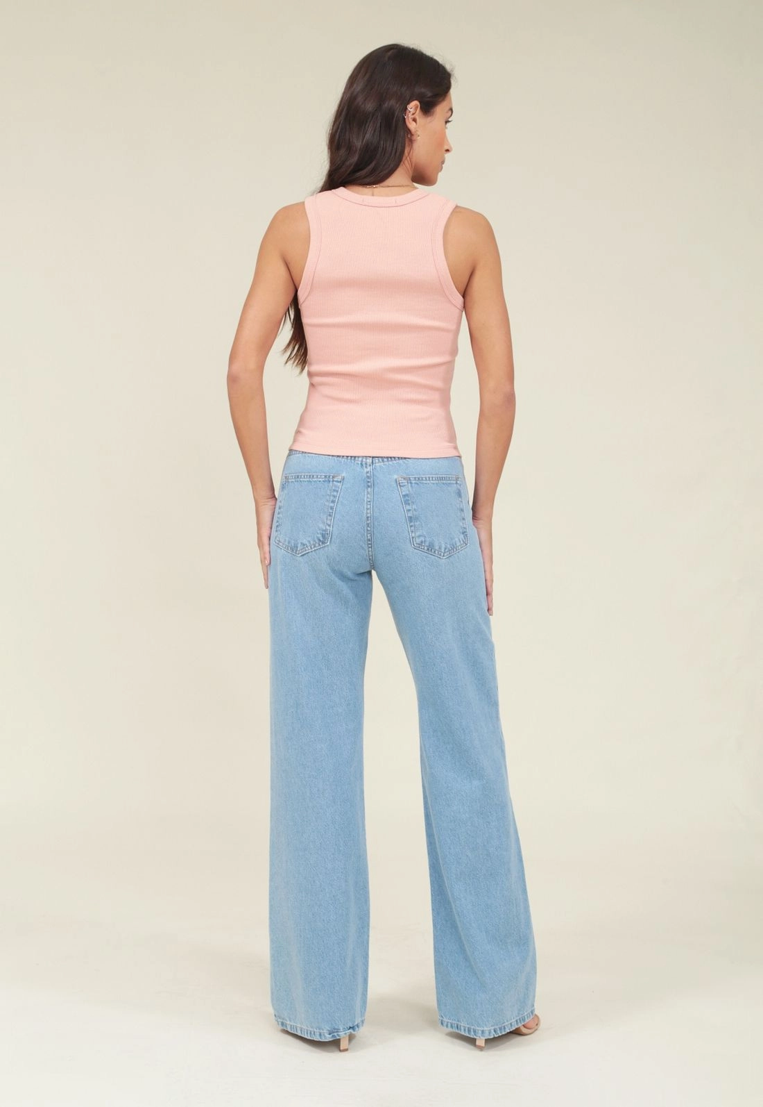 Calça Jeans Reta Bolso