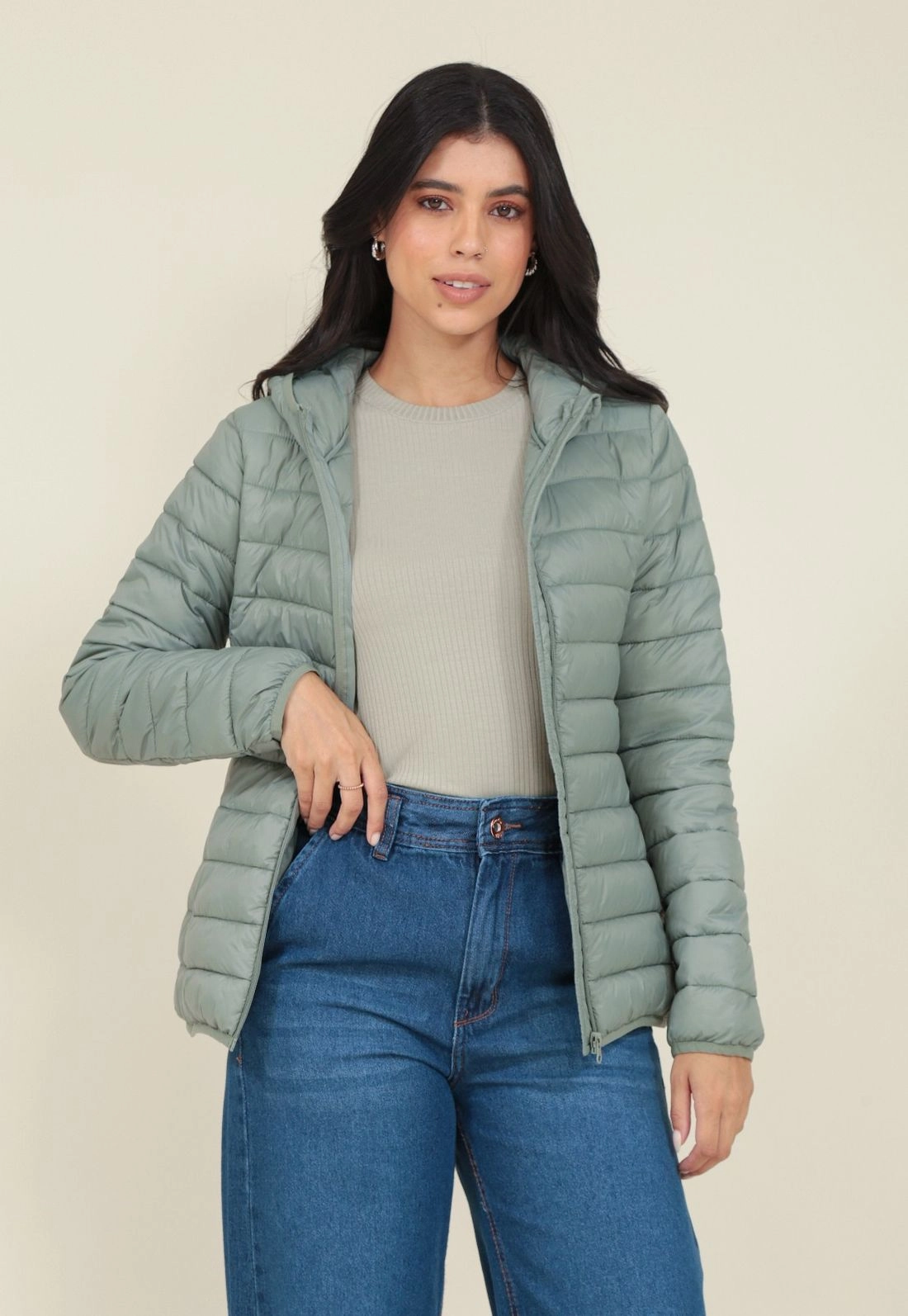 Jaqueta Nylon Básica Matelassê