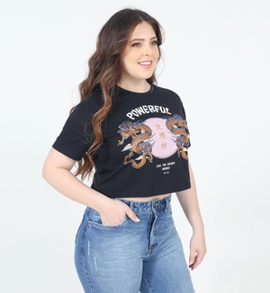 Blusa Cropped Powerful