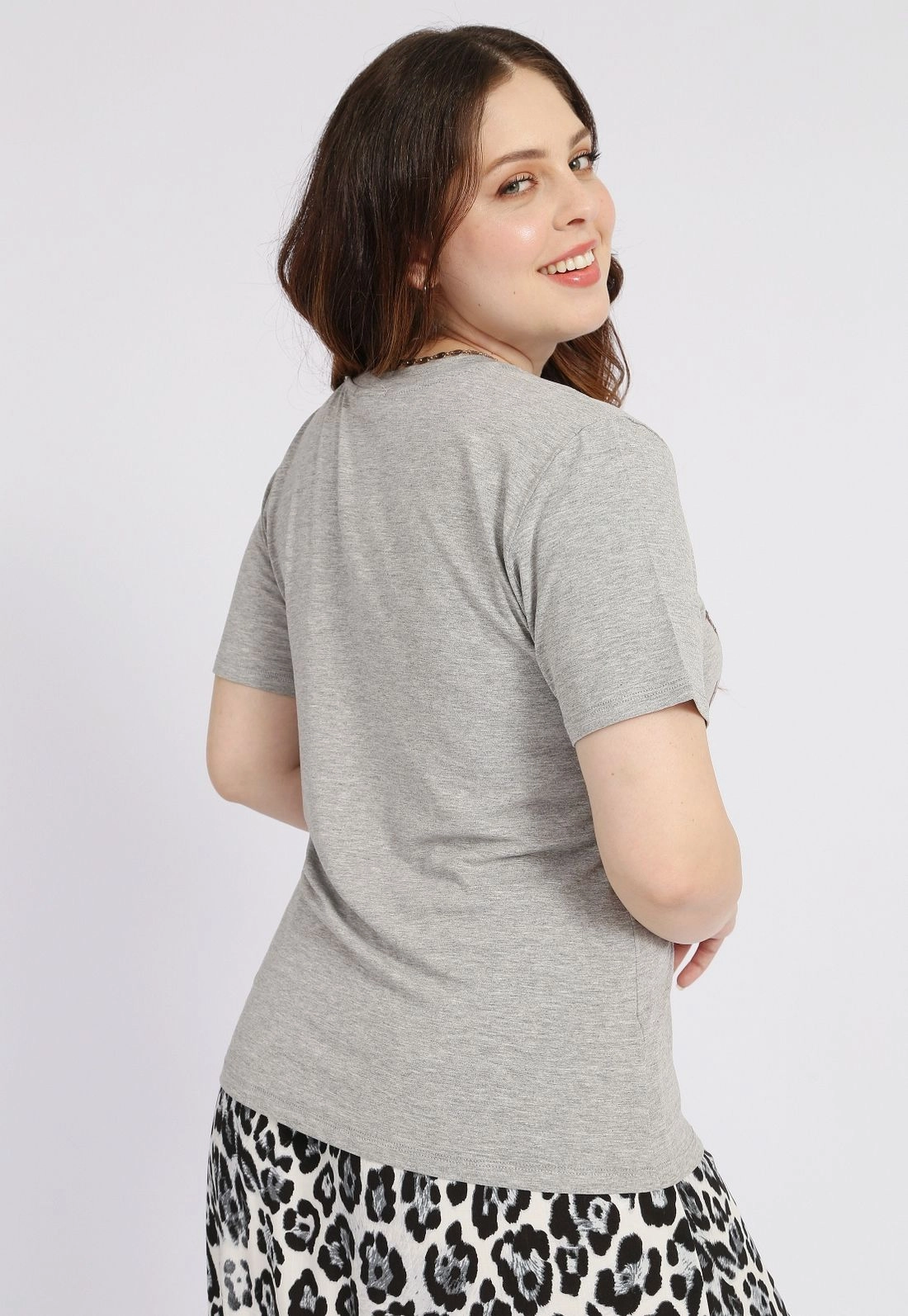 Blusa T-Shirt Malha Gato