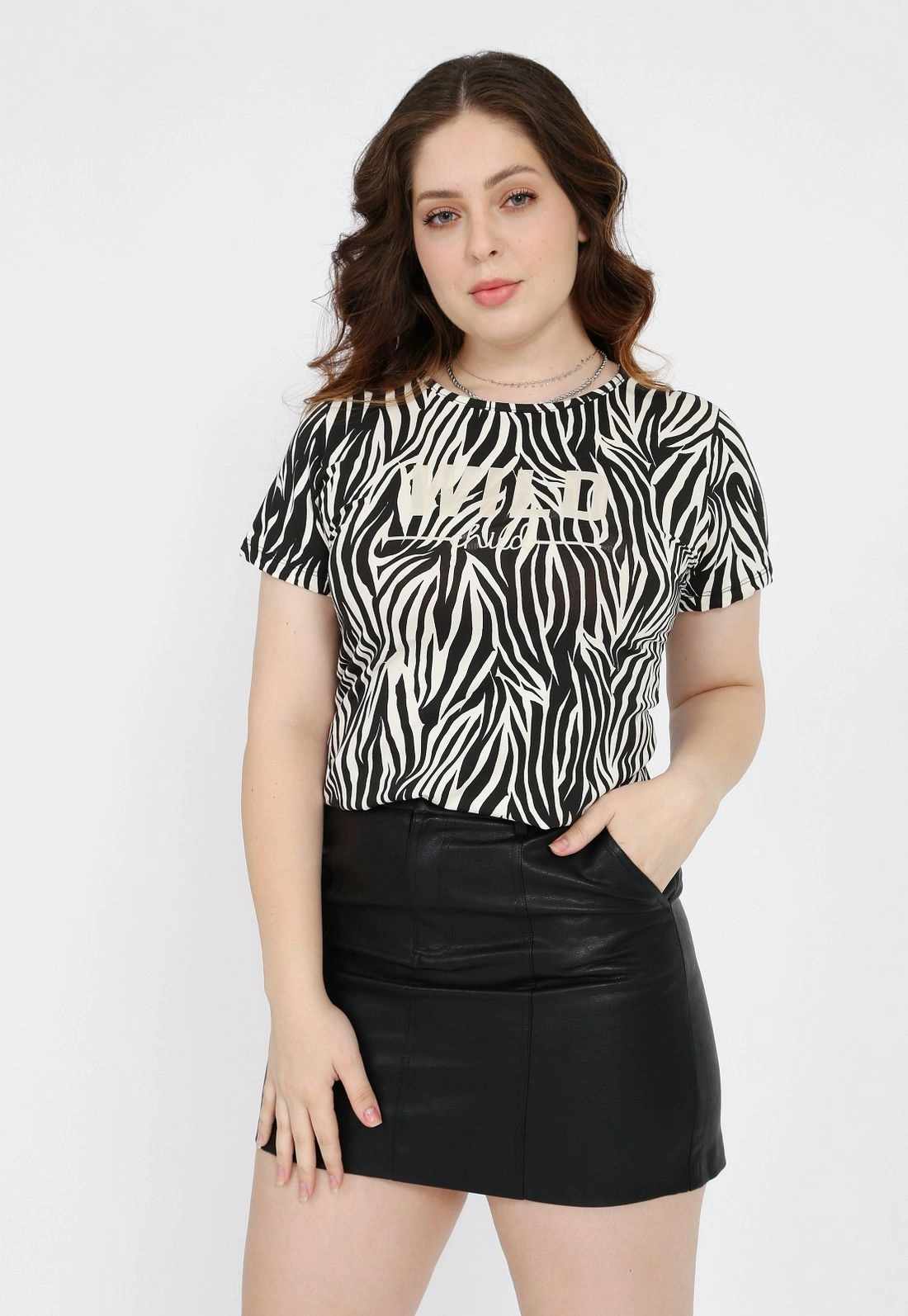Blusa T-Shirt Zebra Wild