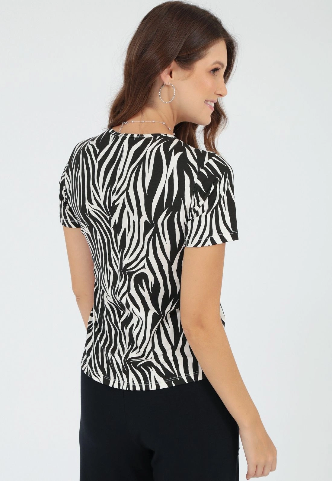 Blusa T-Shirt Zebra Wild