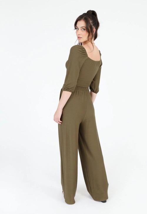 Calça Malha Pantalona Bolso