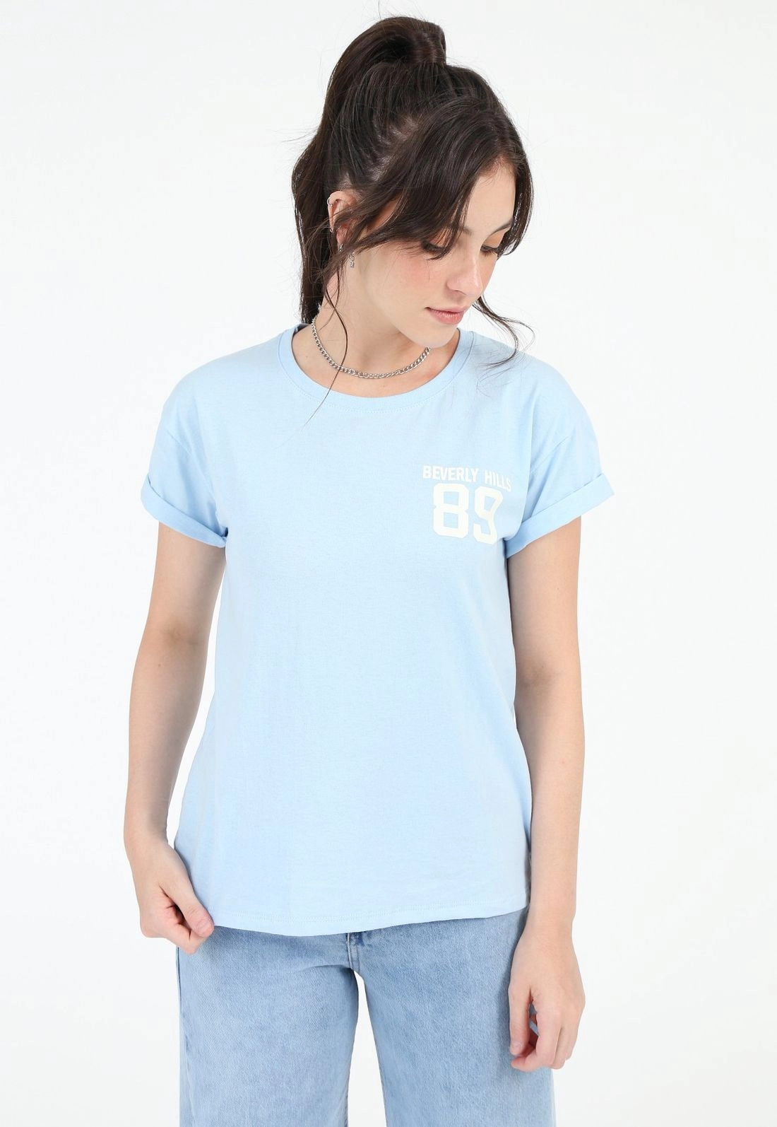 Blusa T-Shirt Manga Curta Numero