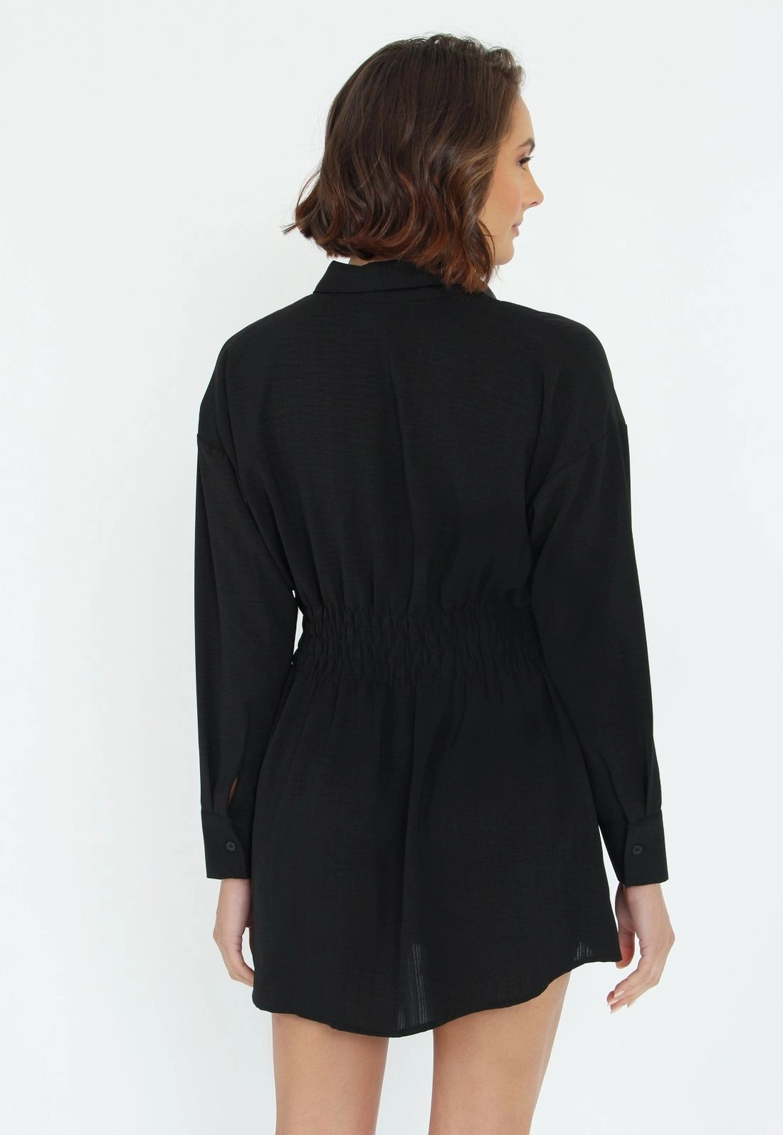 Vestido Camisa Manga Longa