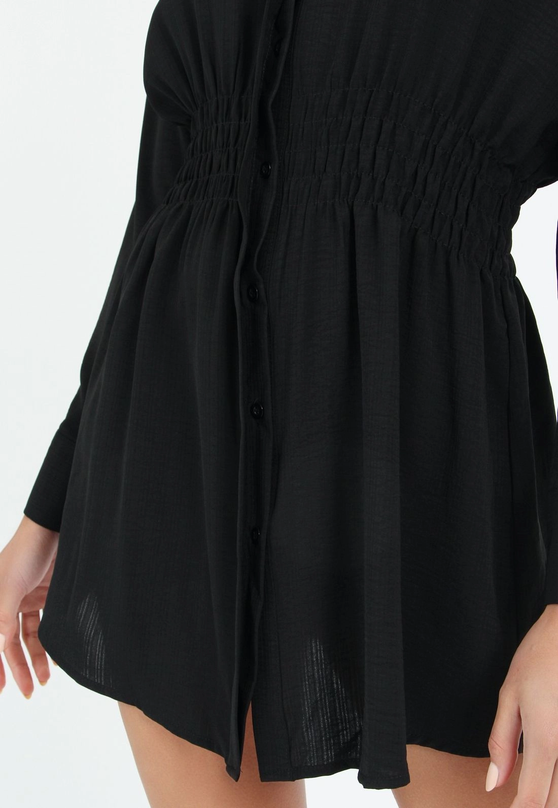 Vestido Camisa Manga Longa