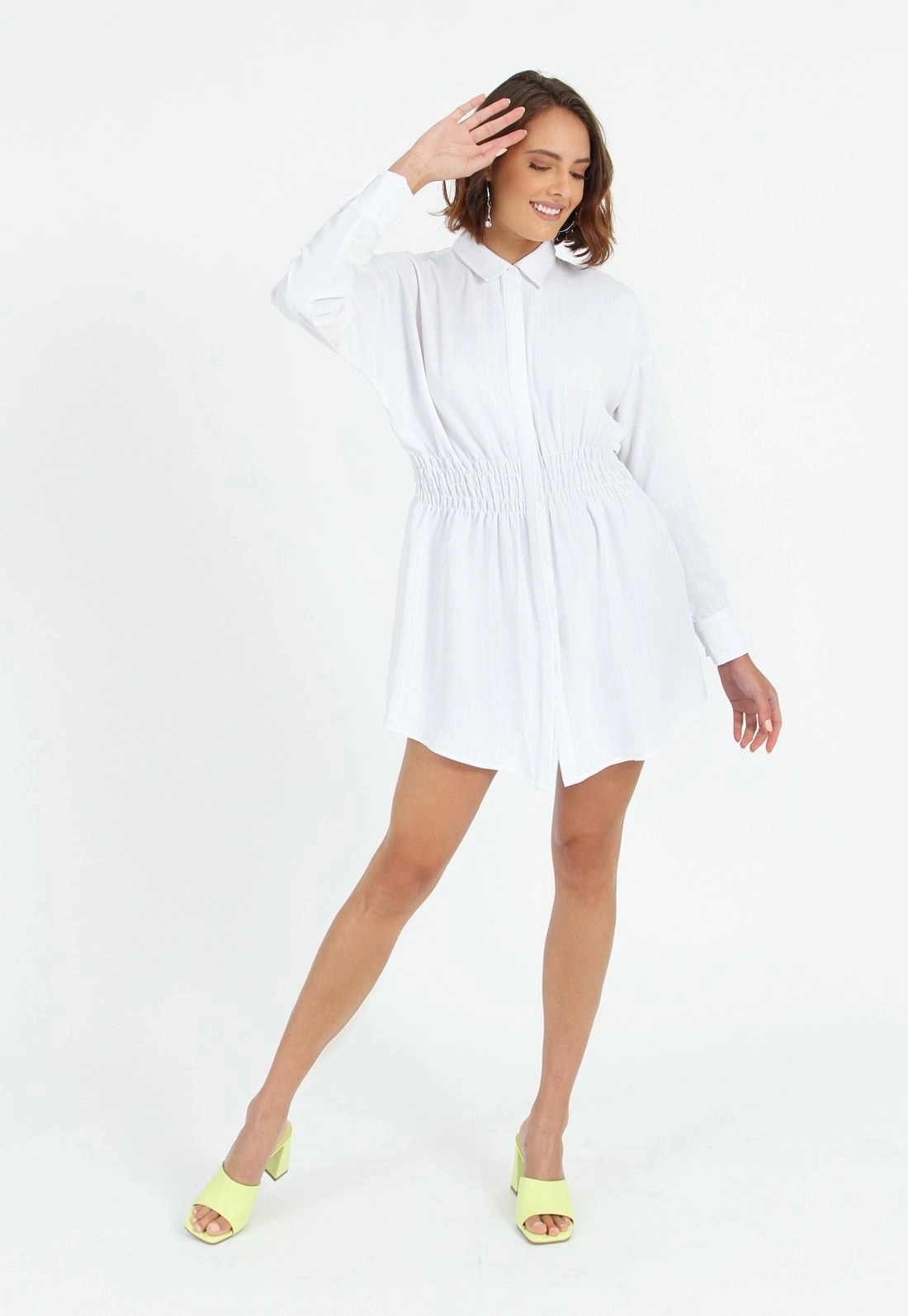 Vestido Camisa Manga Longa