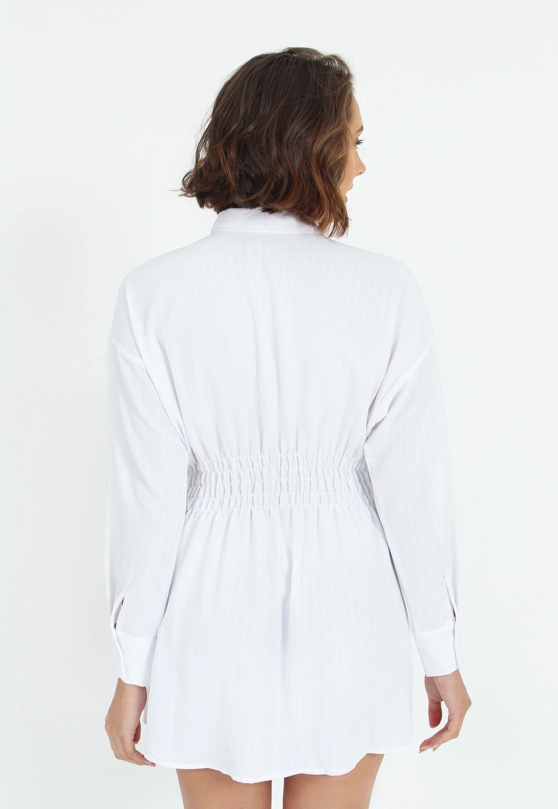Vestido Camisa Manga Longa