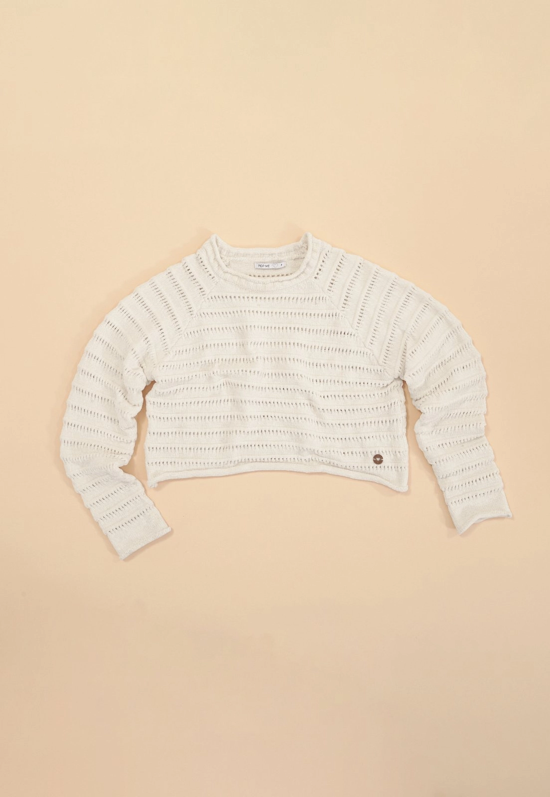 Blusa Tricô Chenile Vazado