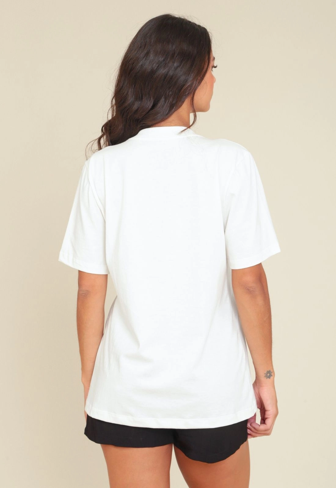T-Shirt Oversize Em Meia Malha Cocktails