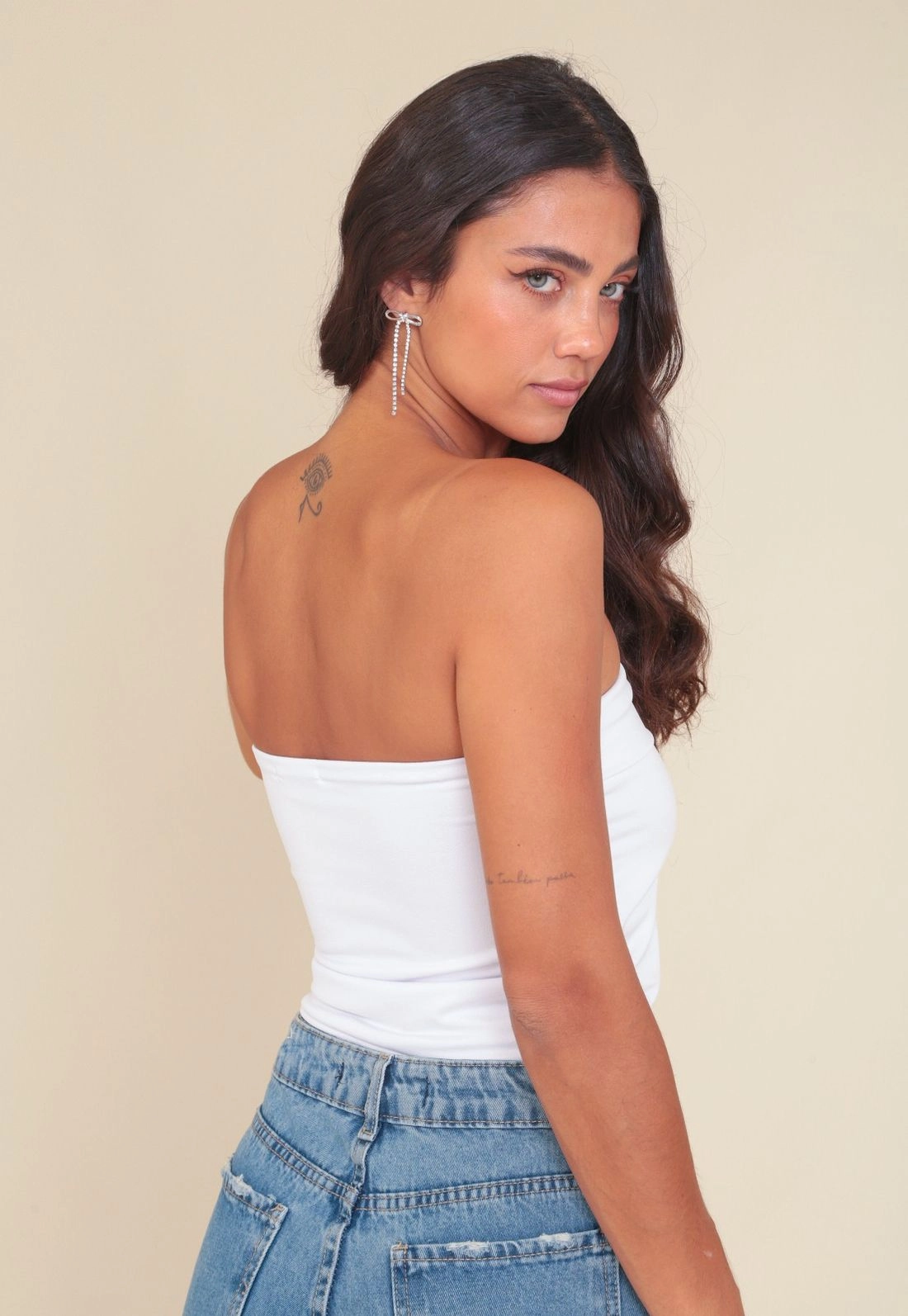 Blusa Em Malha Com Decote Reto