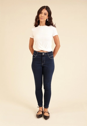 Calça Em Jeans Skinny Básica