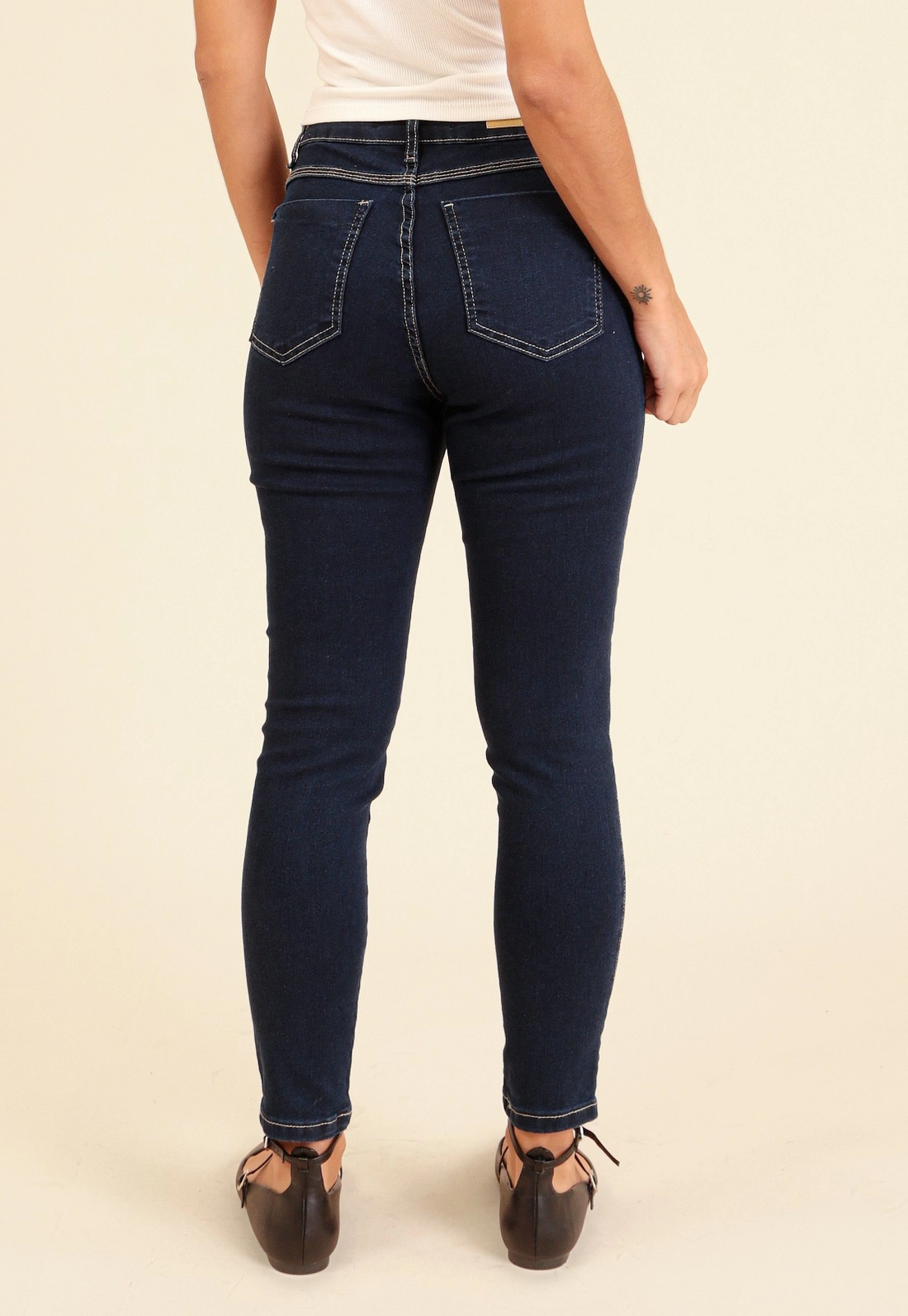 Calça Em Jeans Skinny Básica