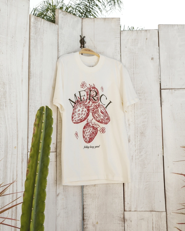 T-Shirt Oversize Em Meia Malha Merci