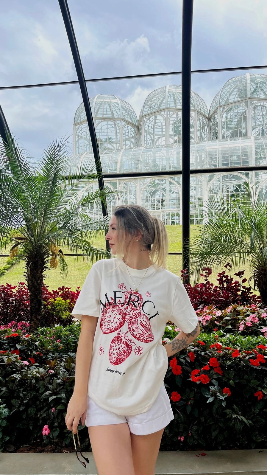 T-Shirt Oversize Em Meia Malha Merci
