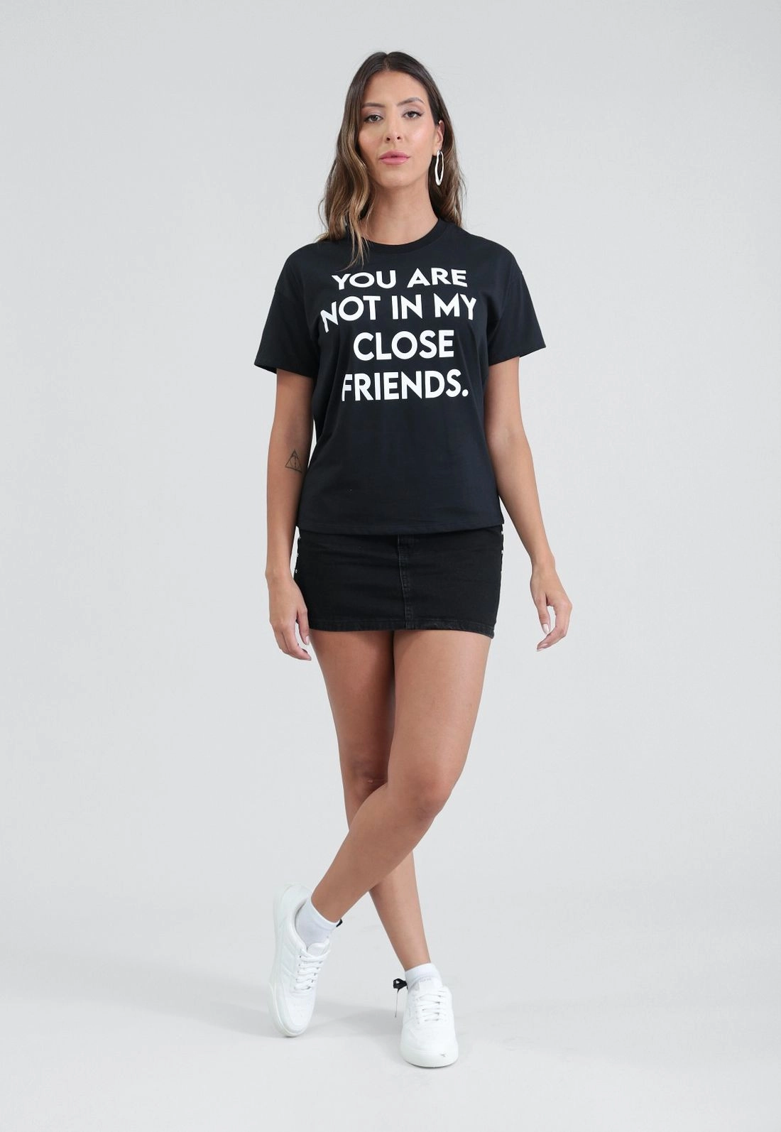 T-Shirt Em Meia Malha Manga Curta Close Friends