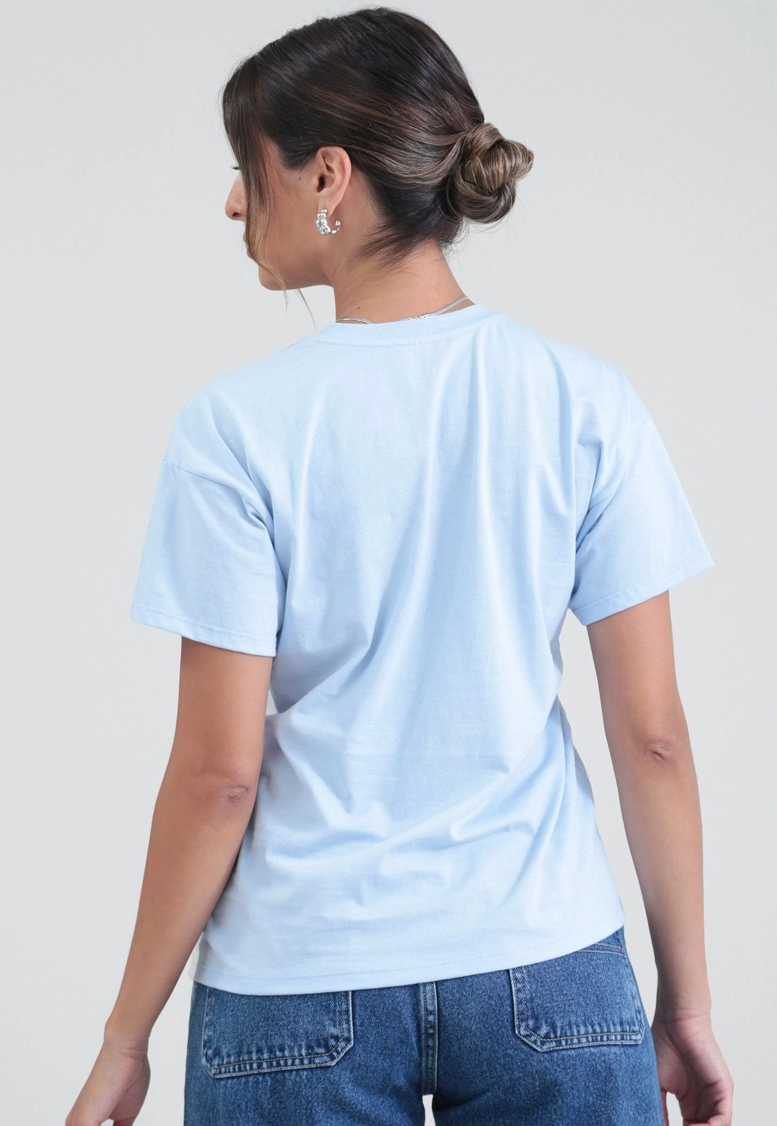 T-Shirt Em Meia Malha Com Silk Brooklyn