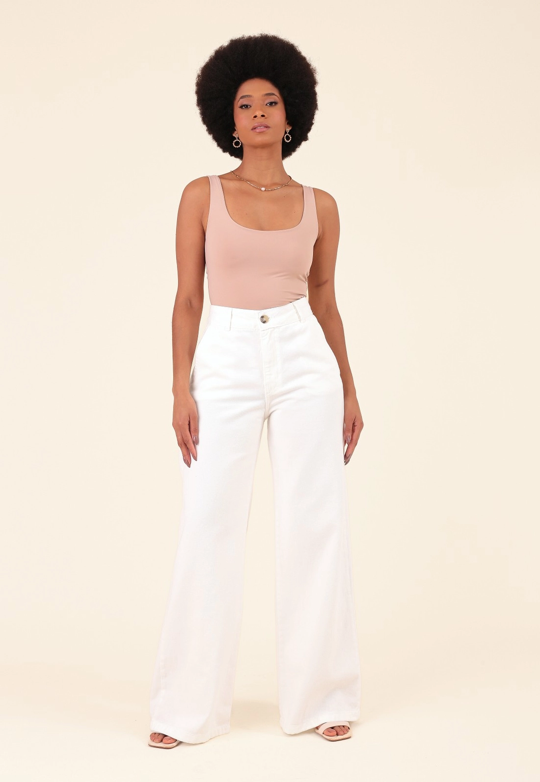 Blusa Regata Em Poliamida
