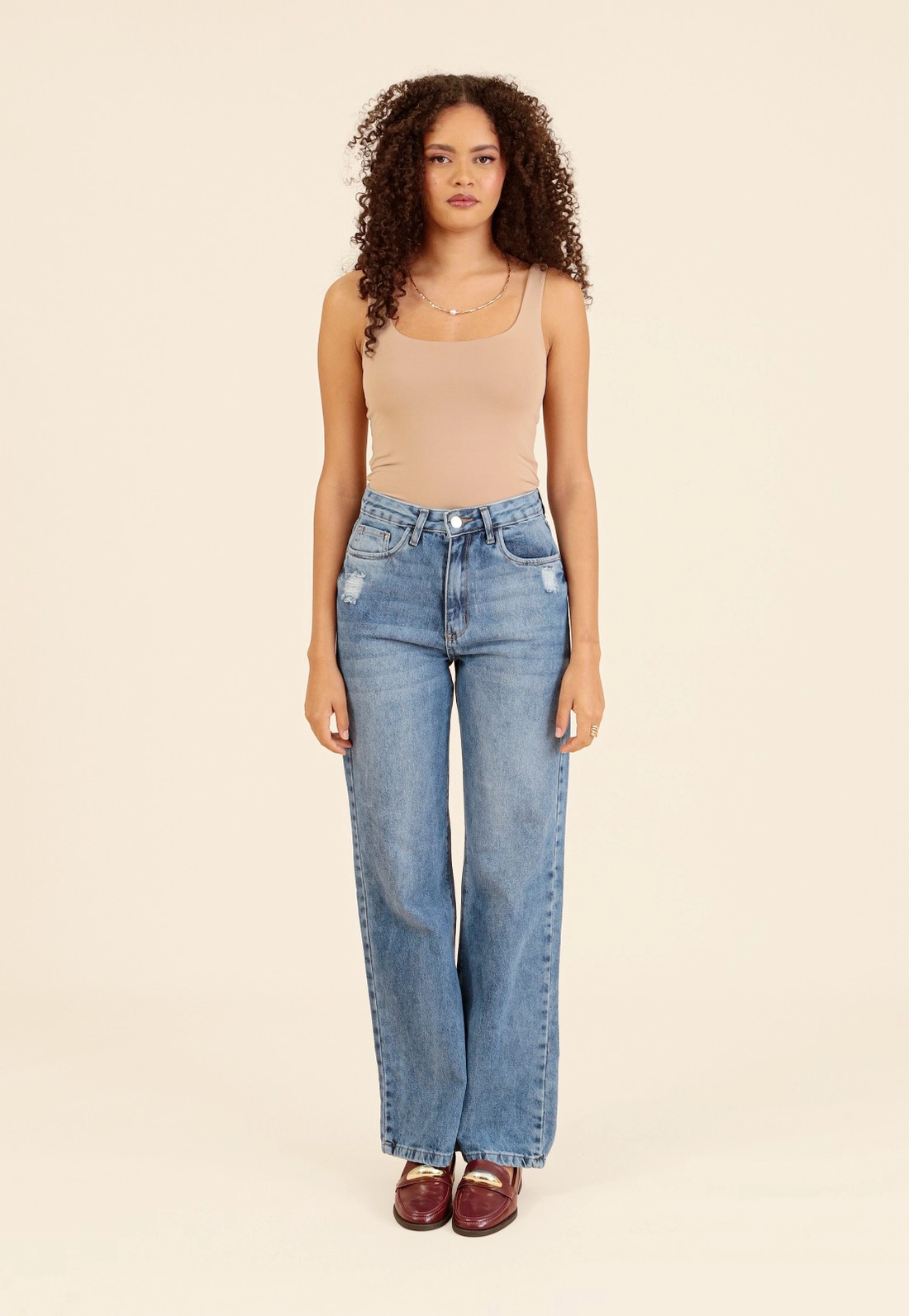 Blusa Regata Em Poliamida