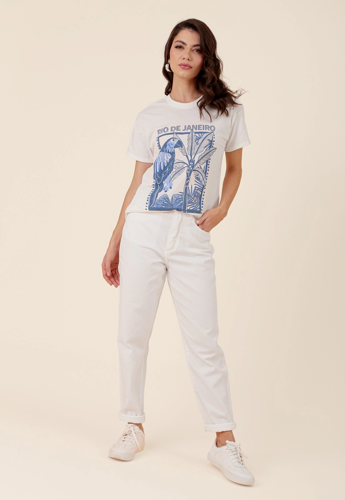 Calça Sarja Mom Com Cinto