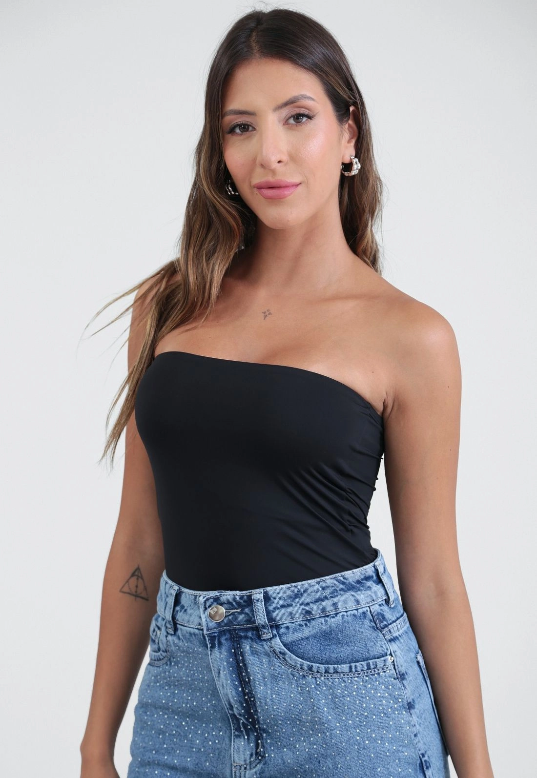 Blusa Tomara Que Caia Poliamida