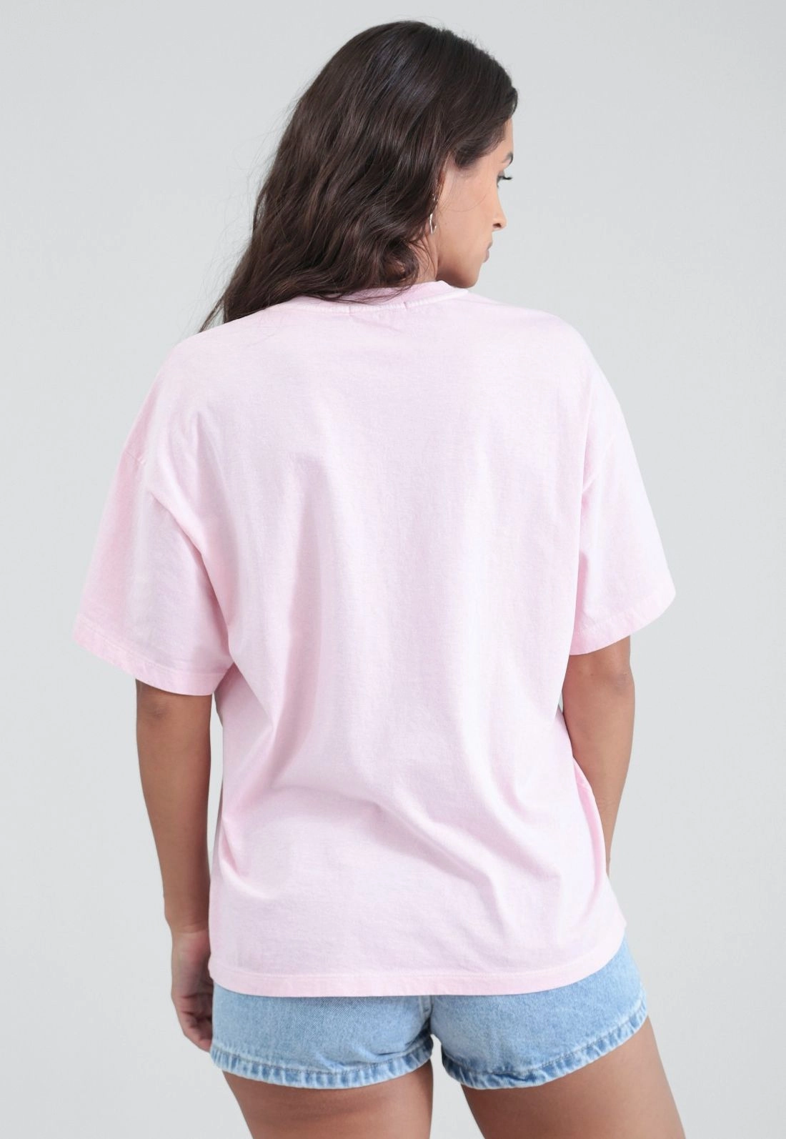 T-Shirt Oversized Em Meia Estonada Everthing