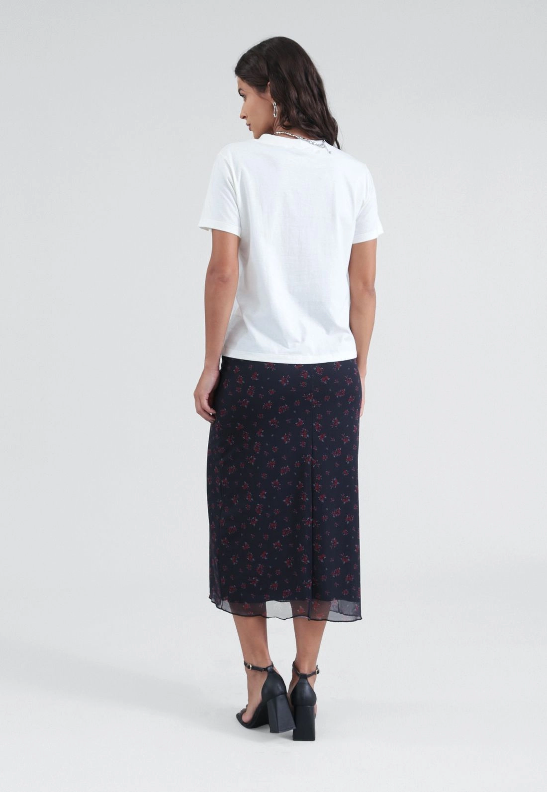 Saia Midi Em Tule Liberty