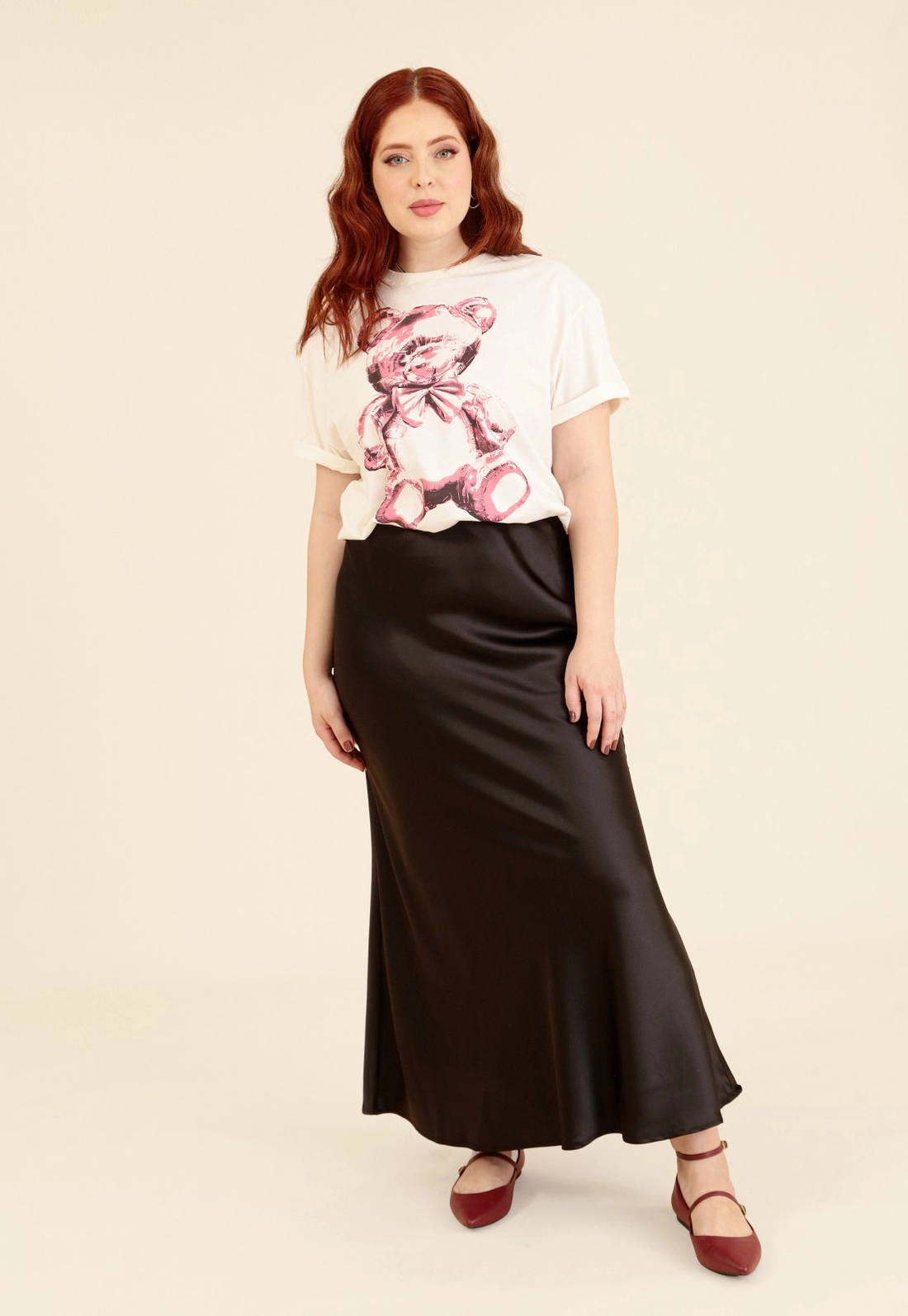 T-Shirt Manga Curta Em Meia Malha Urso