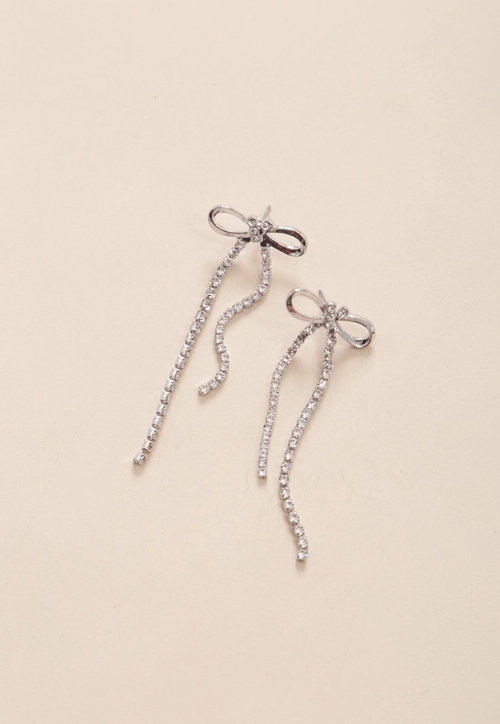 Brinco Laço Strass