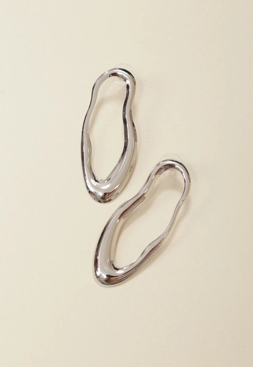 Brinco Oval Orgânico Grande