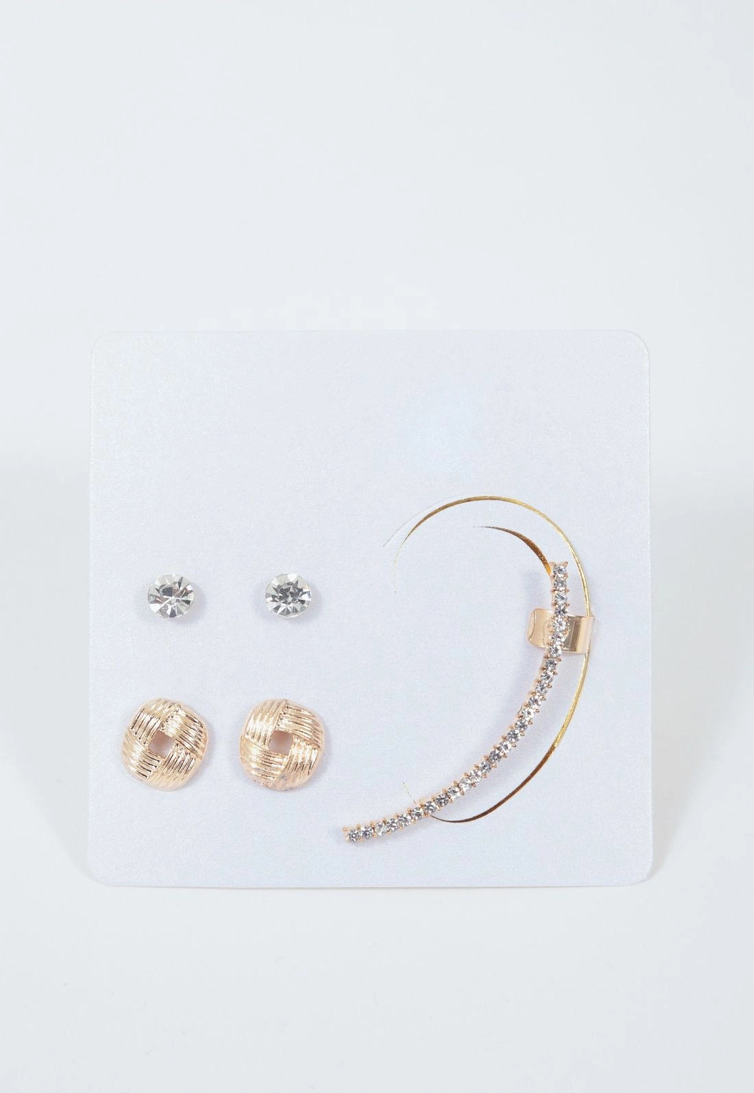 Kit 2 Pares De Brinco E Earcuff