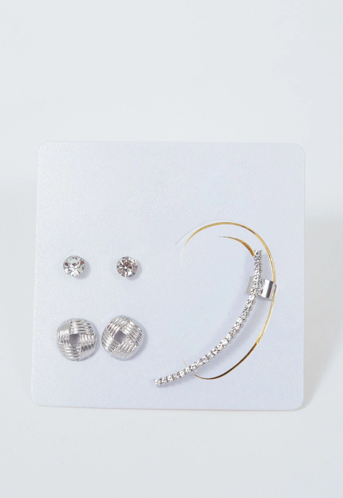 Kit 2 Pares De Brinco E Earcuff