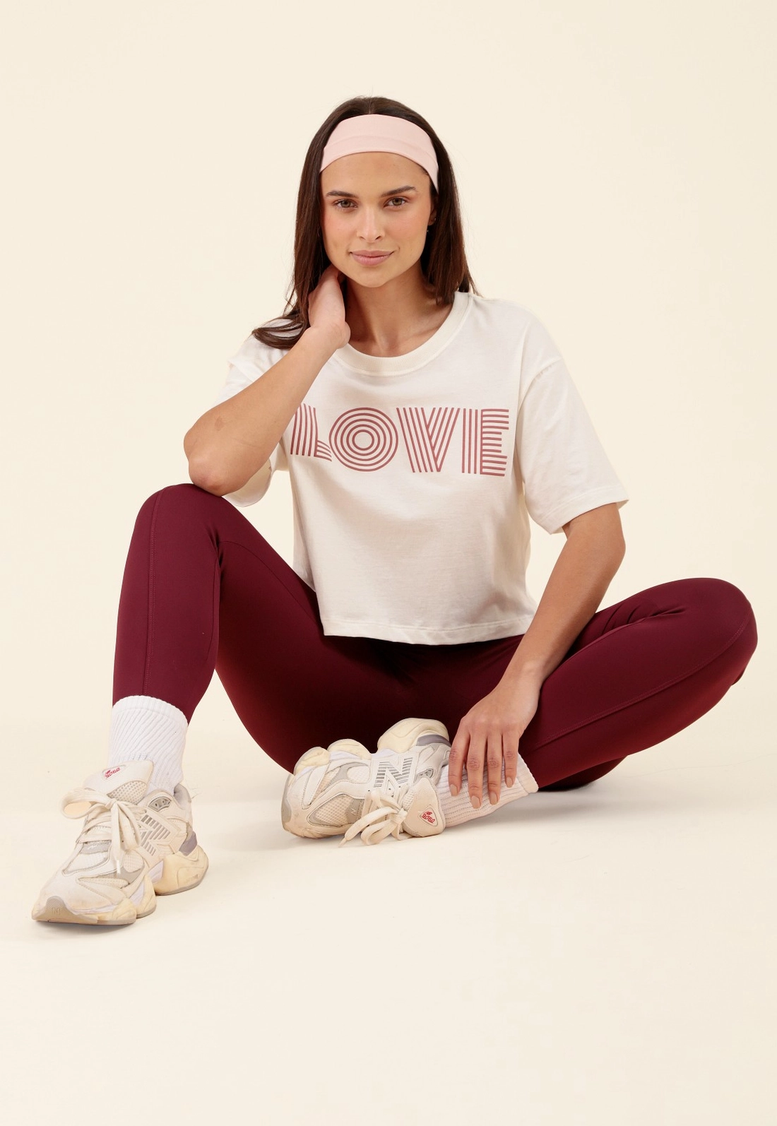 T-Shirt Cropped Em Meia Malha Love