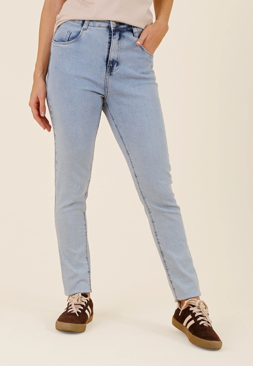 Calça Jeans Skinny Azul Claro